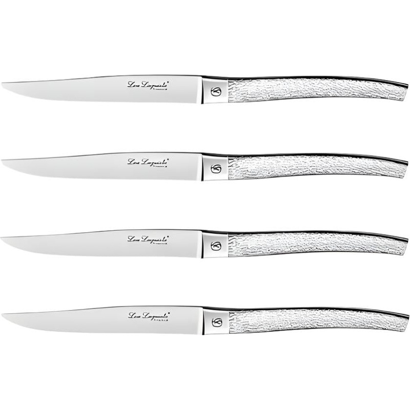 Amefa - Lou Laguiole "Alphonse Abeille" Steak Knife Setwith Wooden Box, 4 Pcs - 905164