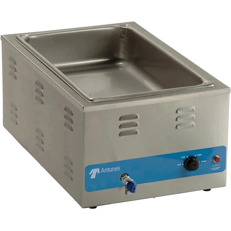 Antunes - CW-127 120V Countertop Food Warmer - Wet with 1 Full Size Pan Wells - CW-127