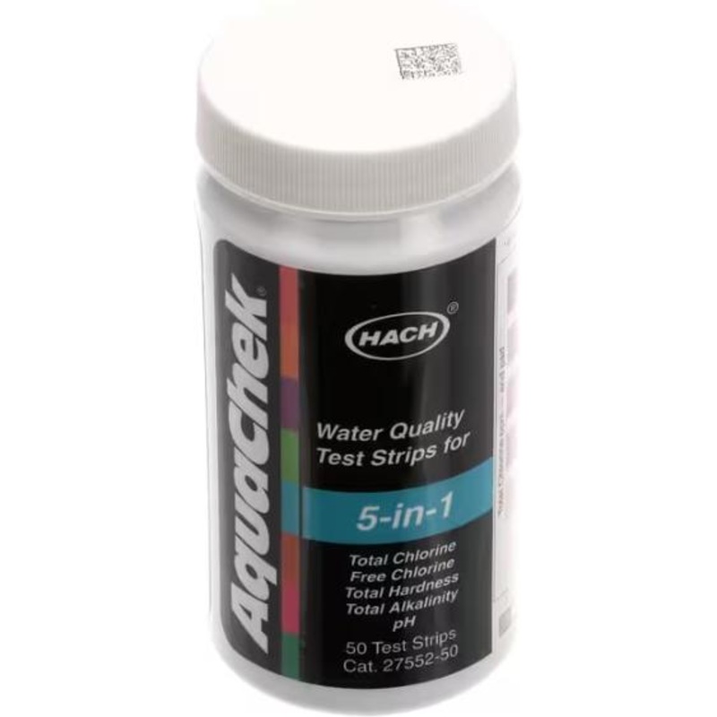 Antunes - Water Test Kit 5-in-1 Measures Total Hardness In Grains Per Gallon (50 Test Strips) - 7000750