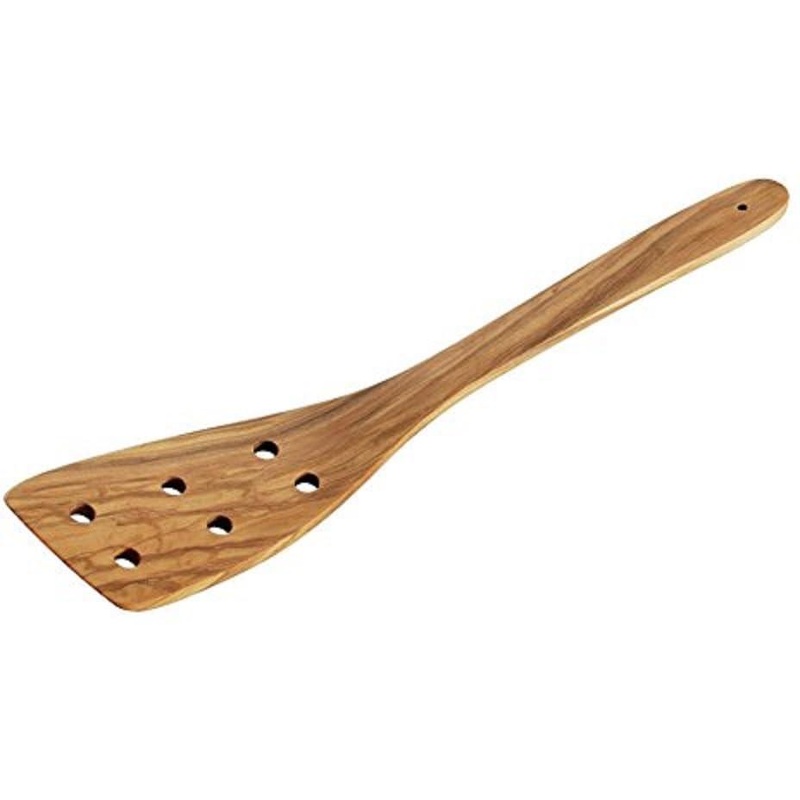 Cilio - Toscana 11.8" Olivewood Spatula with Holes - C182064