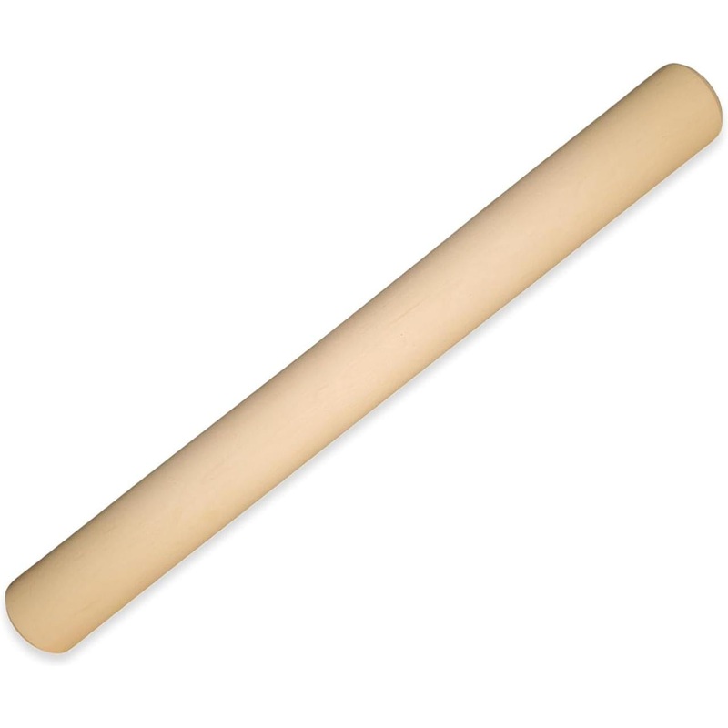 Frieling - 18.5" x 2" Tapered Maple Straight Dowel Rolling Pin - 3032