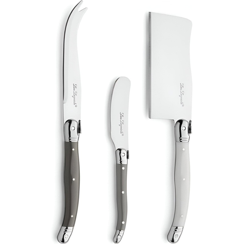 Amefa - Lou Laguiole Tradition 3 Piece Cheese Knife Set in Wooden Box - 2511MWWA00CS7