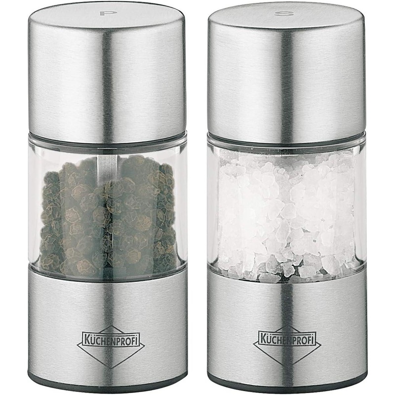 Kuchenprofi - 3.4" Clear Vienna Salt and Pepper Grinder Set - K3042552800