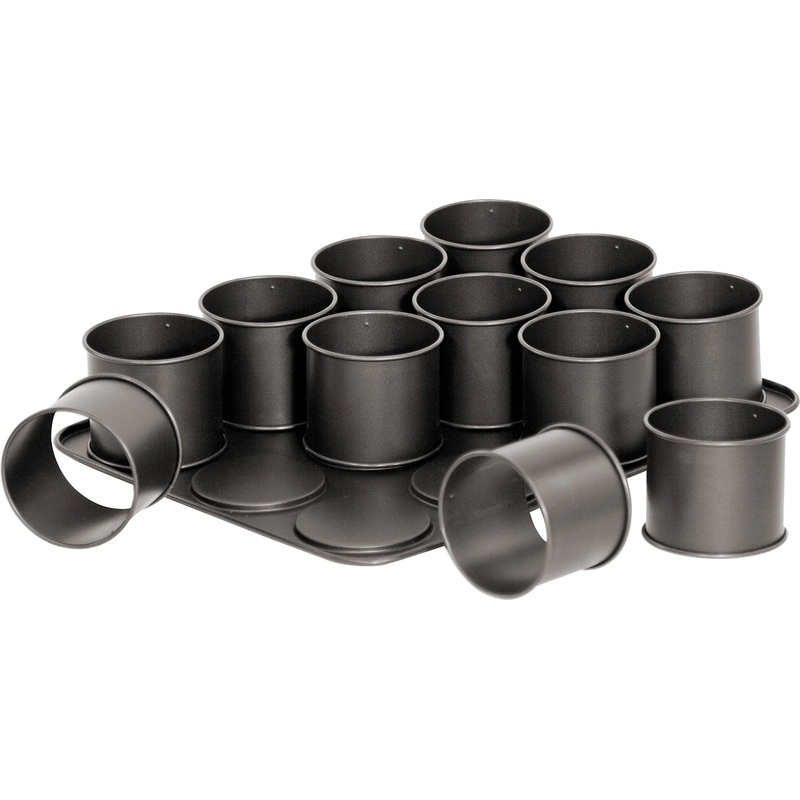 Zenker - 14.75" Nonstick Ring Mold Pan for Mini Desserts - Z7402
