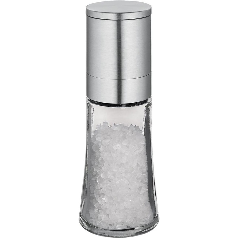 Cilio - Bari 5.5" Glass and Stainless Steel Spice and Salt Mill - C613292