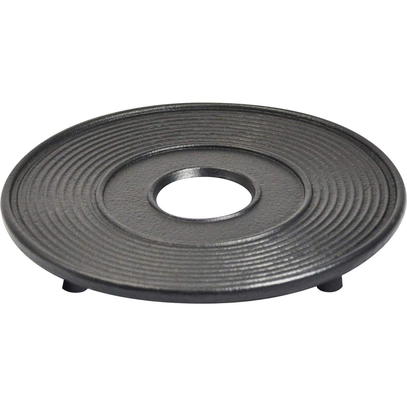 Ja By Frieling - 7" Round Black Cast Iron Trivet - J25353