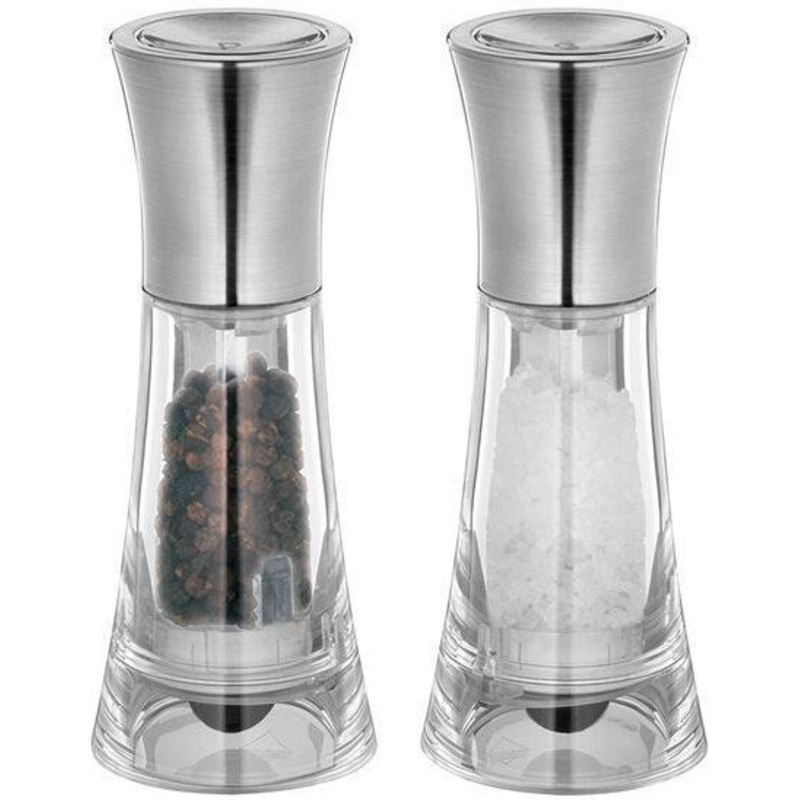 Kuchenprofi - New York 6" Acrylic Push Grind Salt and Pepper Mill Set - K3044153800