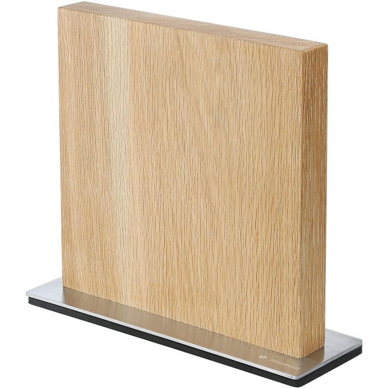 Zassenhaus - 11" Oak Wood Magnetic Knife Block - M078084