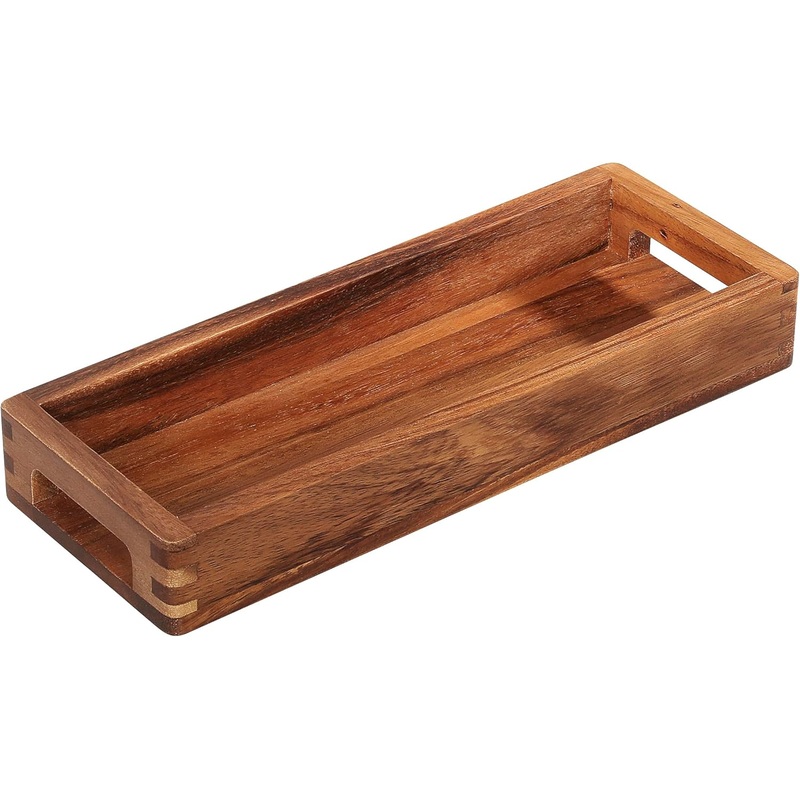 Zassenhaus - 13" Rectangular Acacia Wood Serving Tray - M059229