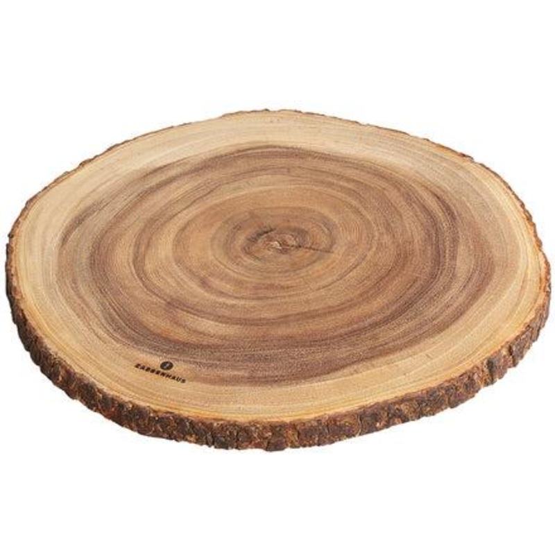 Zassenhaus - 18" Round Acacia Wood Serving Board - M059083