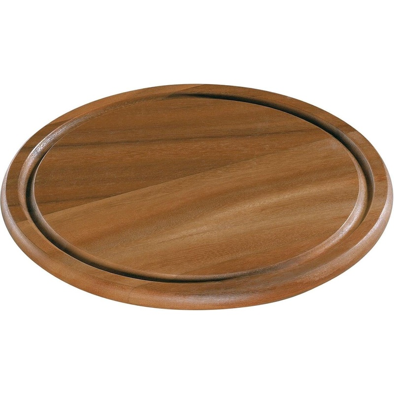 Zassenhaus - 9.8" Round Acacia Cheese/Steak Plate - M055061