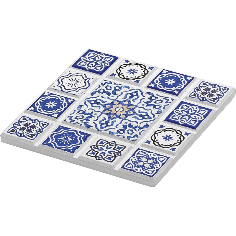 Zassenhaus - Casablanca Cross 8" Large Ceramic Tile Trivet - M057706
