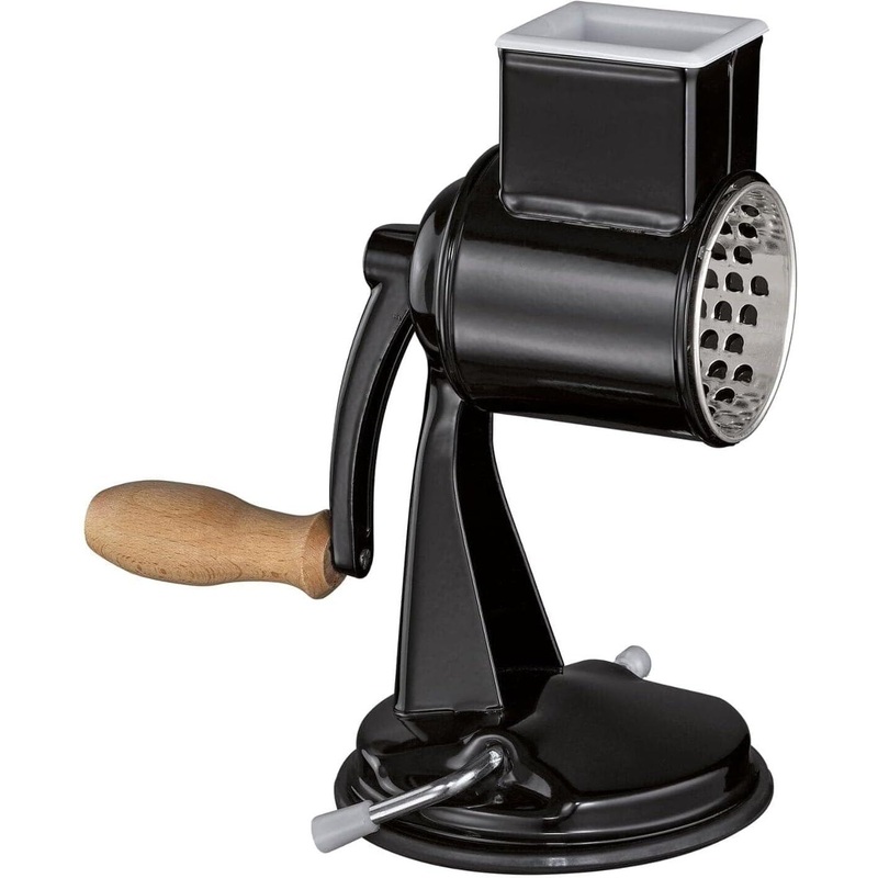Zassenhaus - Classic 11.7" Black Manual Kitchen Drum Grater - M072181