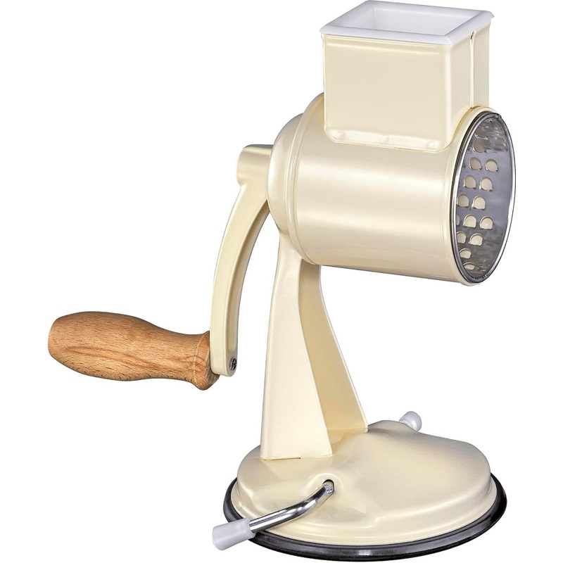 Zassenhaus - Classic 11.7" Cream Manual Kitchen Drum Grater - M072228
