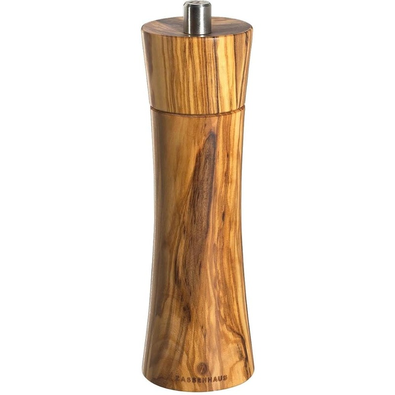 Zassenhaus - Frankfurt 7" Olive Wood Ceramic Pepper Mill - M022223