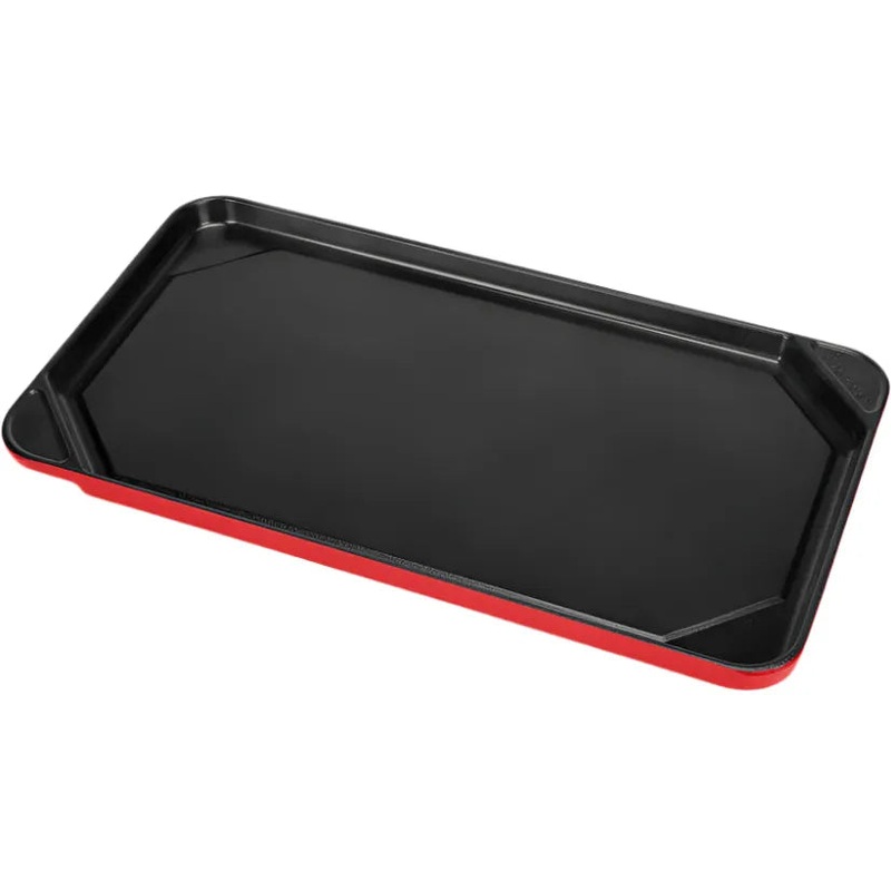 All American - 20.5" x 11.5" Aluminum Red Tomato Non-Stick Ultimate Griddle - PF6050ARD