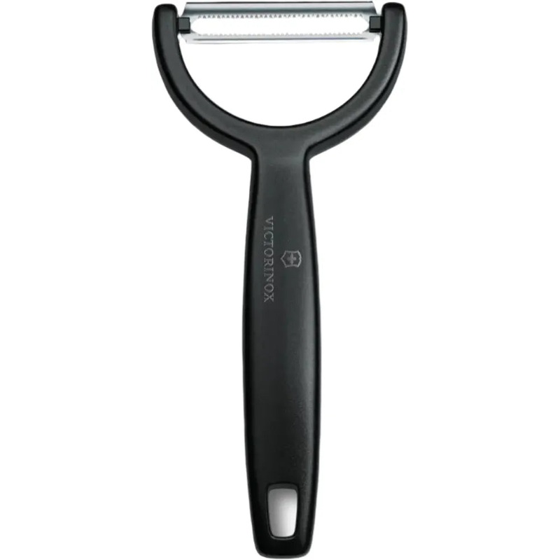 Victorinox - Double-edge Serrated Black YPSO Peeler - 6.0963.3