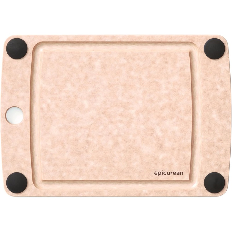 Epicurean - 10"  7" All-in-One Series Cutting Board, Natural/Black with 1/4" Profile - 505-100701003