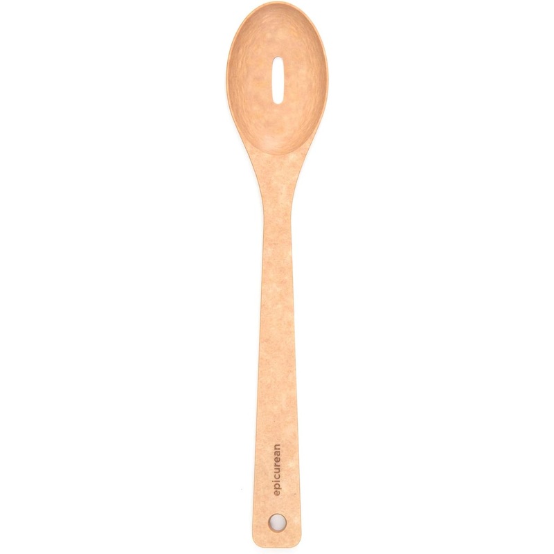 Epicurean - 13.5" Chef Series Utensils, Slotted Spoon, Natural with 3/8" Profile - 030-20901