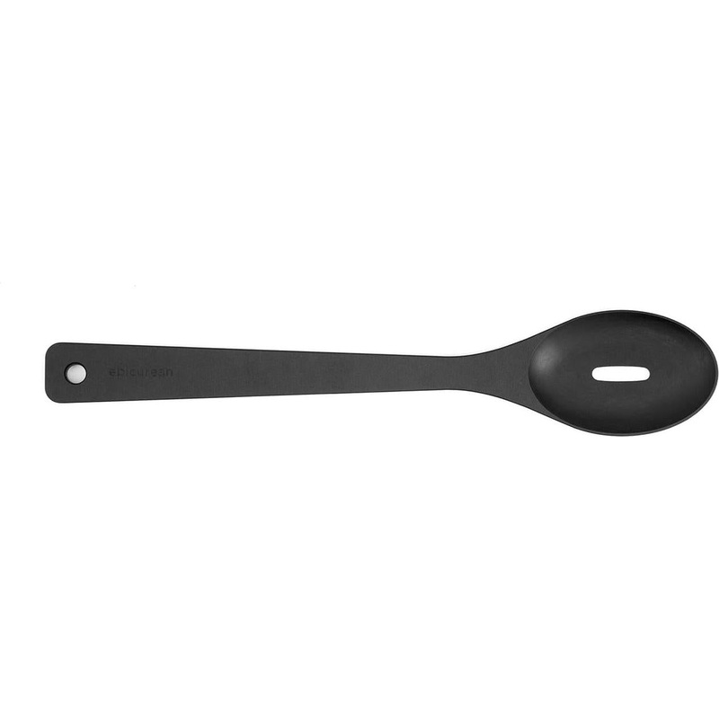 Epicurean - 13.5" Chef Series Utensils, Slotted Spoon, Slate with 3/8" Profile - 030-20902