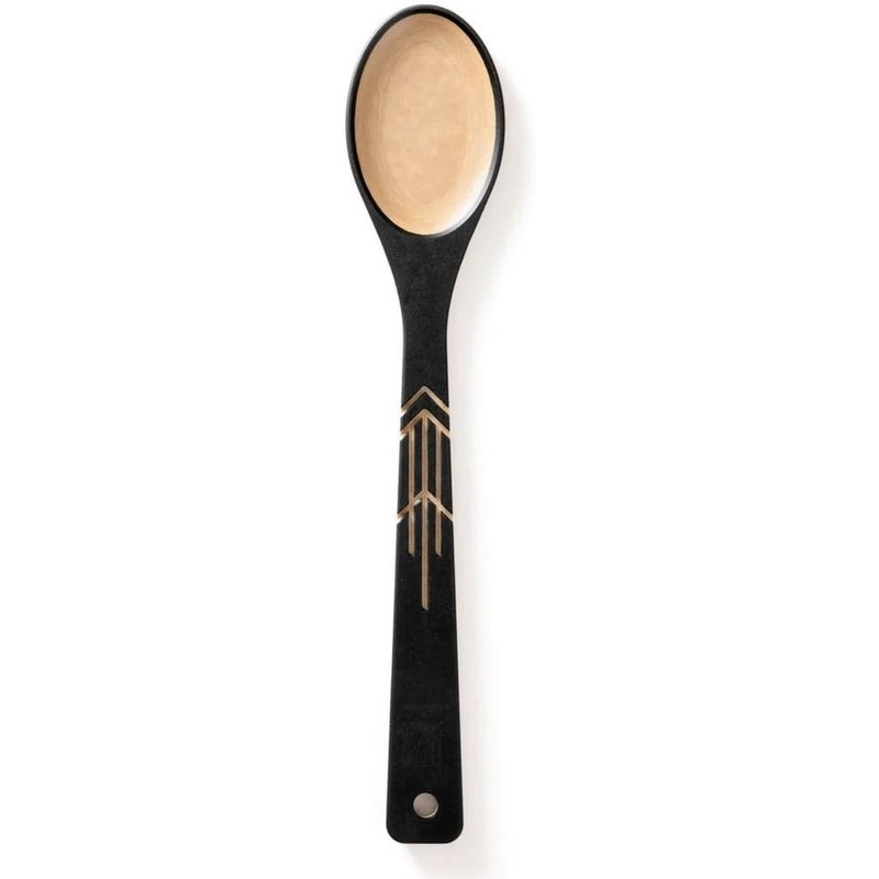 Epicurean - 13.5" Frank Lloyd Wright Utensils, Large Spoon Slate/Natural with 3/8" Profile - 030-2010201FLW