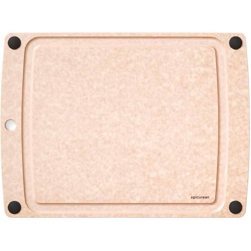 Epicurean - 14.5"  11.25" All-in-One Series Cutting Board, Natural/Black with 1/4" Profile - 505-151101003