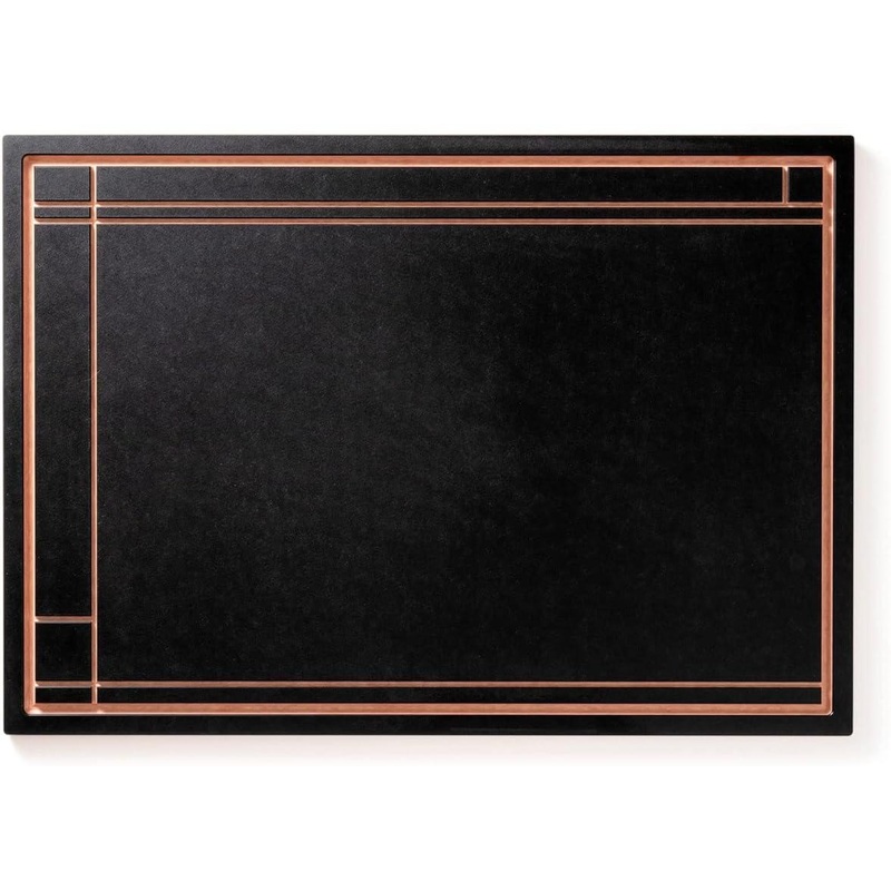 Epicurean - 19.5"  13.75" Frank Lloyd Wright Cut & Serve Boards Cutting Board, Slate/Natural with 1/4" Profile - 555-20140201FLW