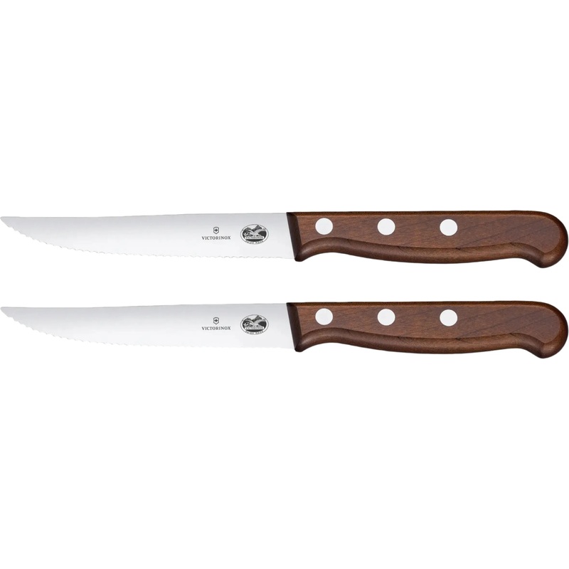 Victorinox - 4.75" Serrated 2-Piece Steak Knife Set - 5.1230.12G