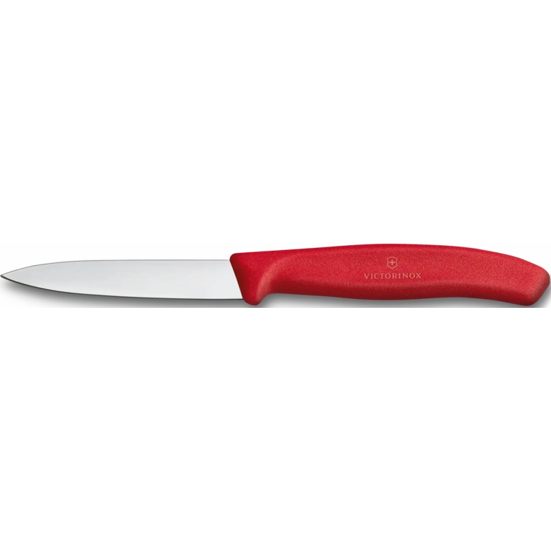 Victorinox - Red 3.25" Swiss Classic Straight Blade Paring Knife, Pack of 24 - 6.7601-X3