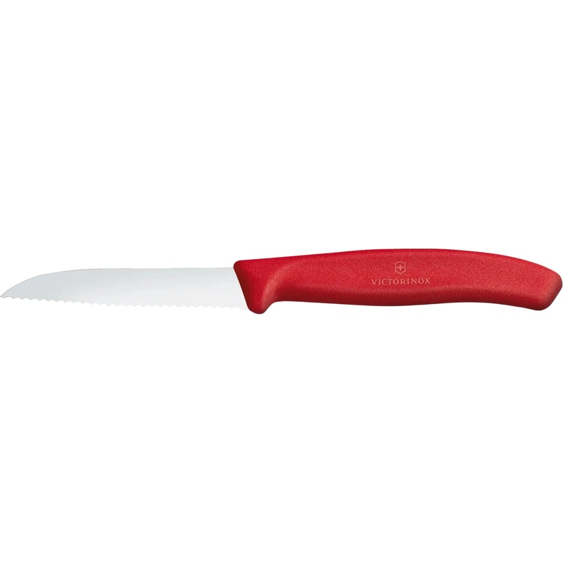 Victorinox - Swiss Classic 3.25" Straight Sheep's Foot Blade Red Paring Knife - 6.7431