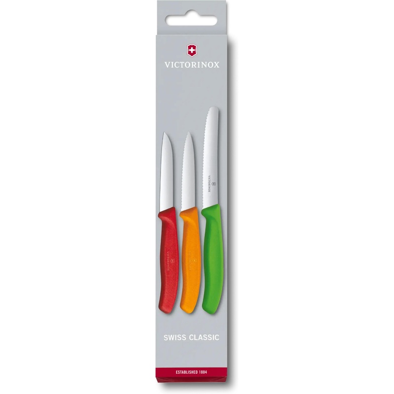 Victorinox - Swiss Classic 3 Pieces Multicolor Paring Knife Set - 6.7116.32