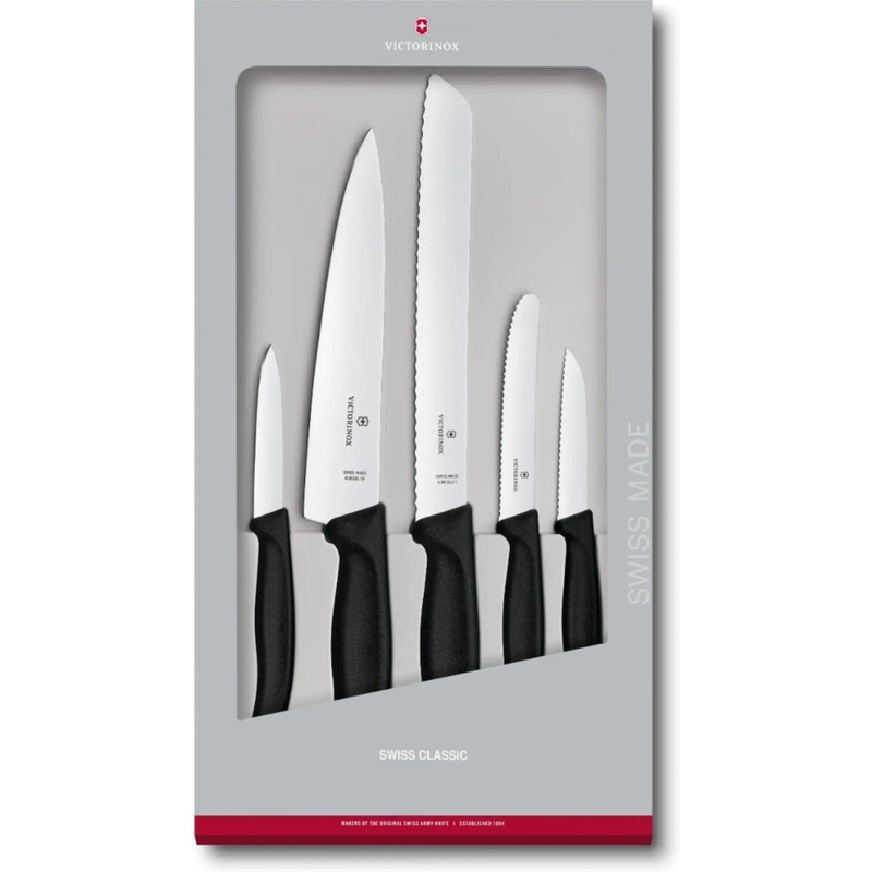 Victorinox - Swiss Classic 5 Pieces Black Kitchen Set - 6.7133.5G