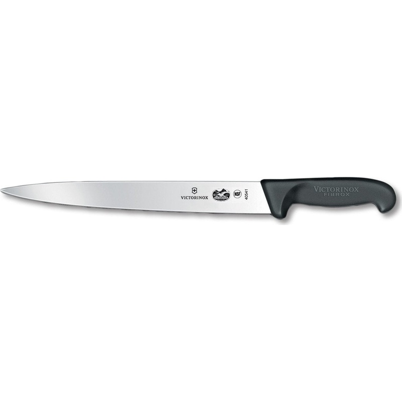 Victorinox - 12" Fibrox Pro Semi-Flexible Straight Blade Carving Knife - 5.4503.30