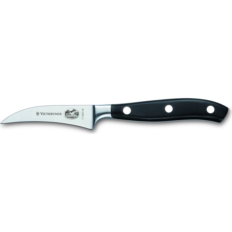 Victorinox - 3" Grand Matre Forged Shaping Knife with Spear Point Blade - 7.7303.08G