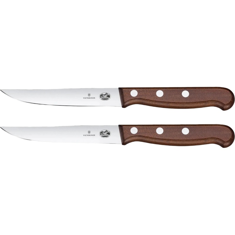 Victorinox - 4.75" Straight 2-Piece Steak Knife Set - 5.1200.12G
