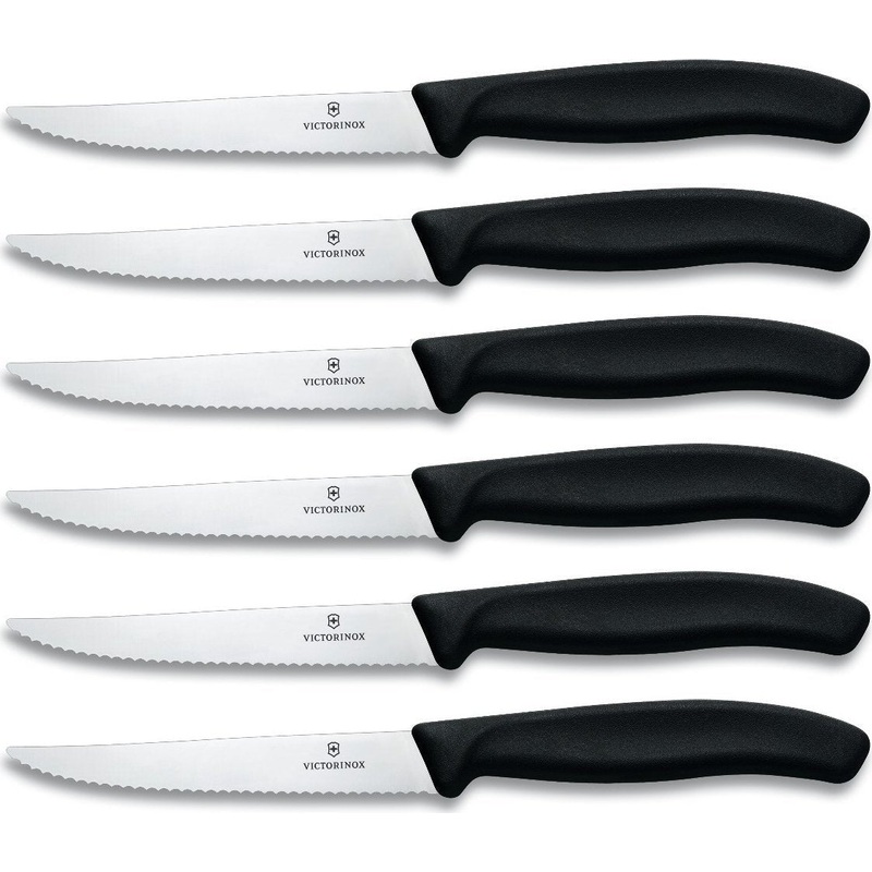 Victorinox - 6 Piece 4.5" Swiss Classic Spear Point Steak Knife Set - 6.7233.20-X2