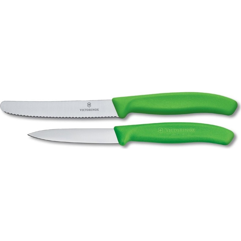 Victorinox - Green 2 Piece Swiss Classic Paring & Utility Knife Set - 6.7836.7606.4US1