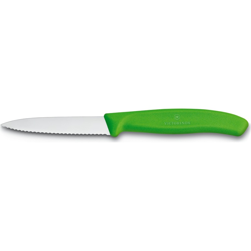 Victorinox - Green 3.25" Swiss Classic Serrated Blade Paring Knife - 6.7636.L114