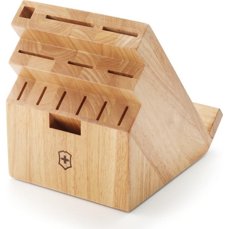 Victorinox - Natural Wood 13-Slot Swivel Block- 7.9093.92-X1