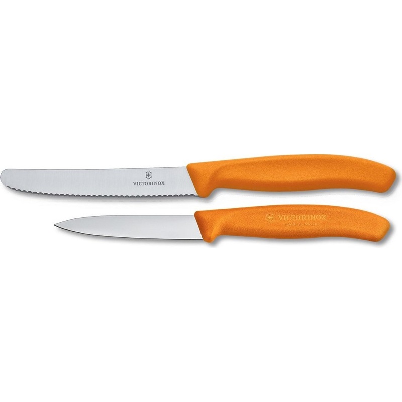 Victorinox - Orange 2 Piece Swiss Classic Paring & Utility Knife Set - 6.7836.L119-X5