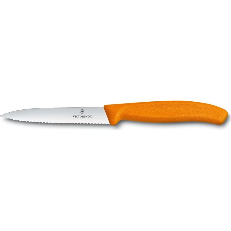 Victorinox - Orange 4" Swiss Classic Serrated Blade Paring Knife - 6.7736.L8