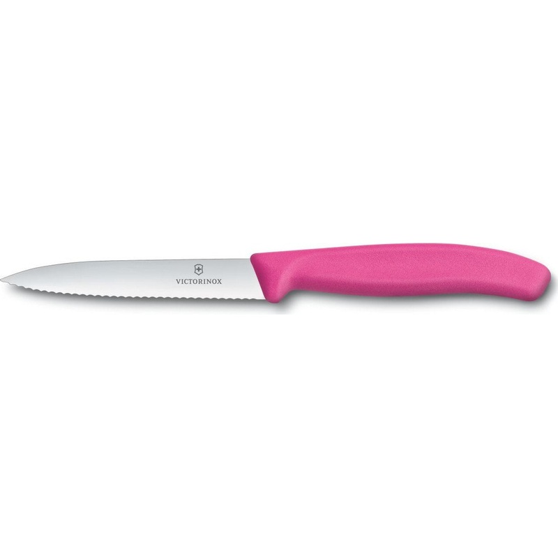 Victorinox - Pink 4" Swiss Classic Serrated Blade Paring Knife - 6.7736.L5