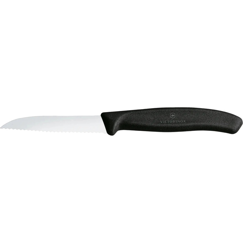 Victorinox - Swiss Classic 3.25" Straight Sheep's Foot Blade Black Paring Knife - 6.7433
