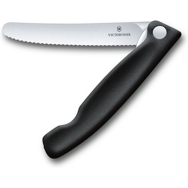 Victorinox - Swiss Classic Foldable Serrated Paring Knife Black - 6.7833.FB