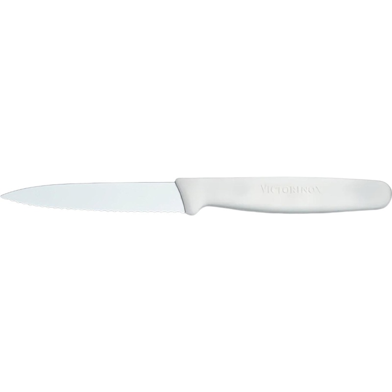 Victorinox - White 3.25" Swiss Classic Serrated Blade Paring Knife, Pack of 24 - 6.7637-X1