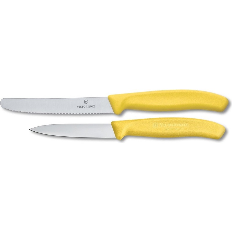 Victorinox - Yellow 2 Piece Swiss Classic Paring & Utility Knife Set - 6.7836.L118-X2