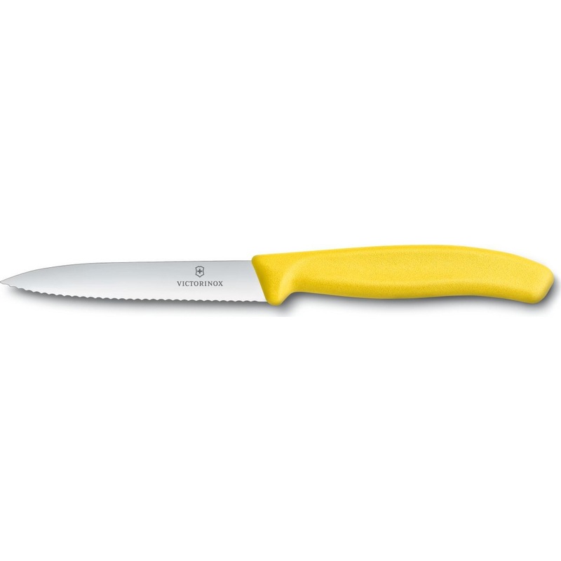 Victorinox - Yellow 4" Swiss Classic Serrated Blade Paring Knife - 6.7736.L8