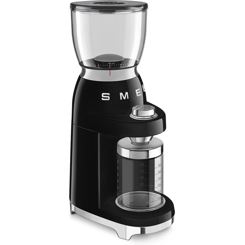 Smeg - Retro 50's Style Coffee Grinder Black - CGF01BLUS