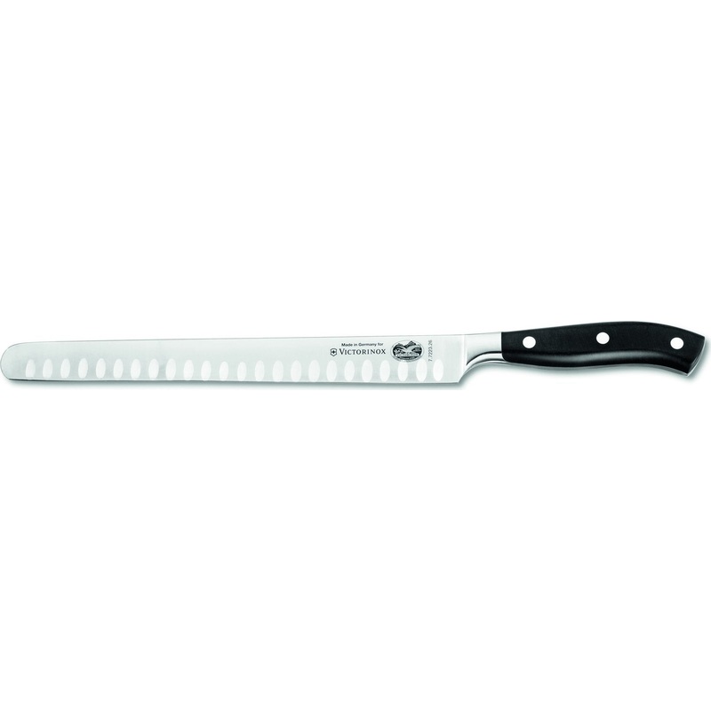 Victorinox - 10" Grand Matre Forged Granton Edge Slicing Knife - 7.7223.26G