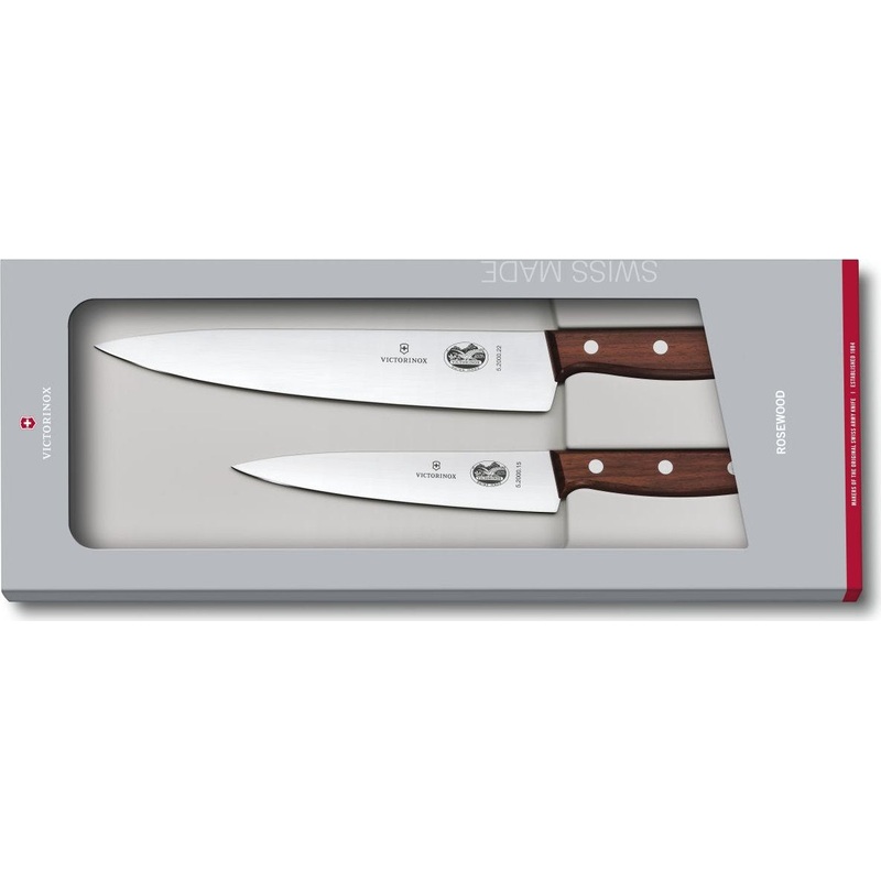 Victorinox - 2 Piece Rosewood Carving Set with Knife - 5.1050.2G